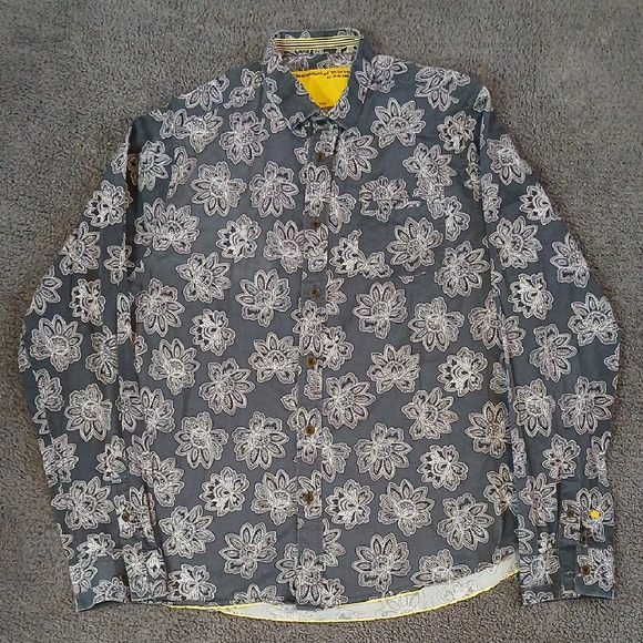 Floral Patterned Men's Blazer
